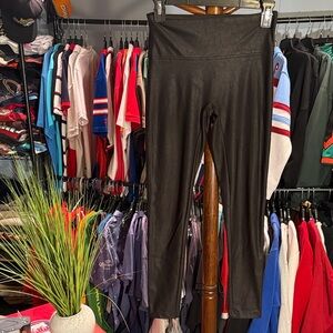 Shinestar Glossy Black Leggings